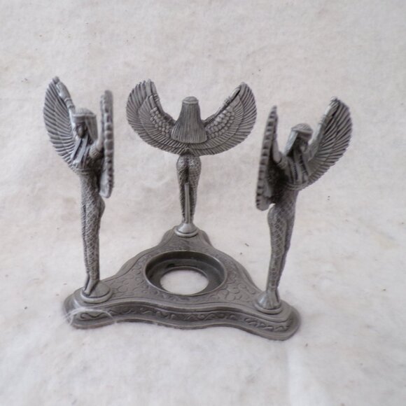 Lavaggi 4" Winged Angel Tea Light Holder Figurine Sculpture + Gargoyle - Picture 6 of 6